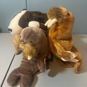 Lot of 3 Ty Beanie Baby